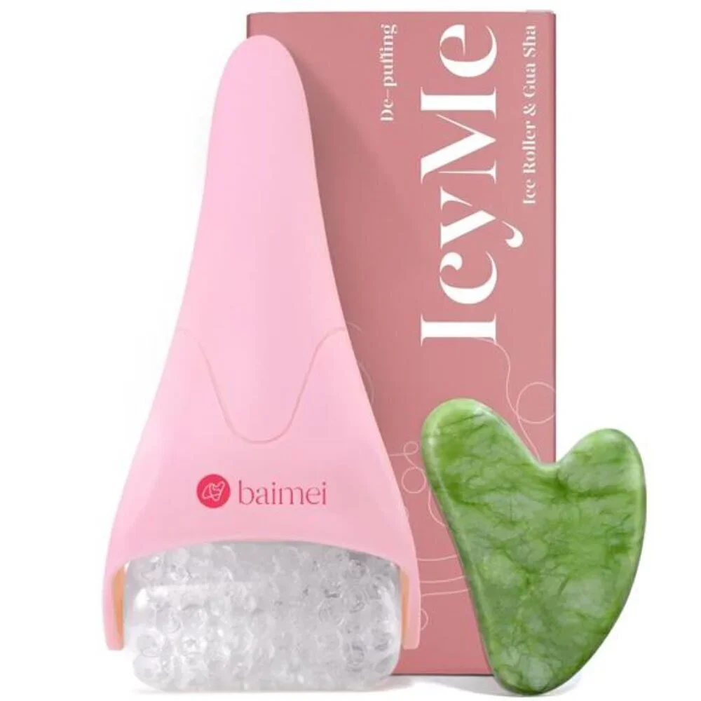 Ice Roller for Face Women andFacial Tool Set Reduces Puffiness Skin Care